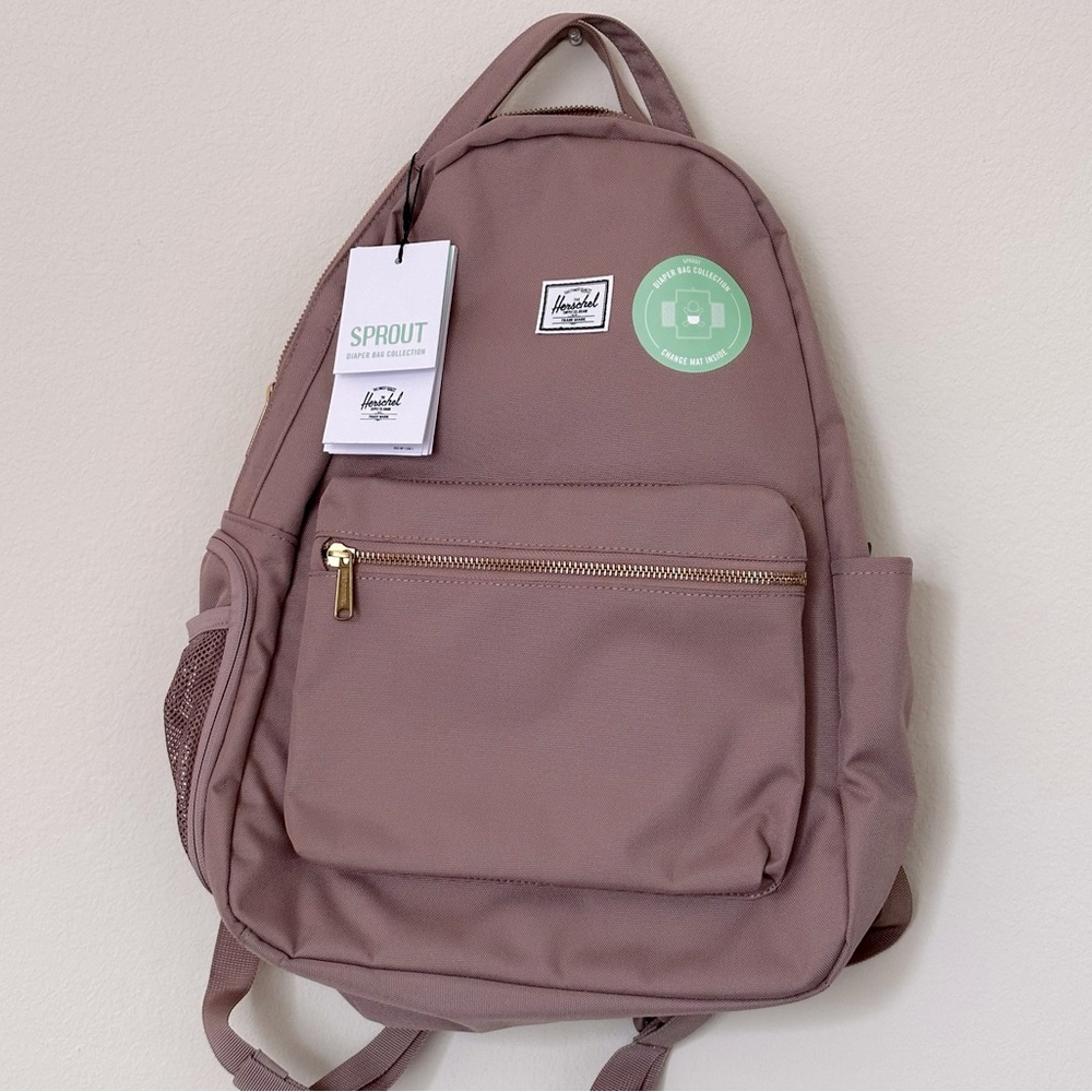 Herschel Supply Co. Nova Backpack Sprout Diaper Bag with Change Mat Inside